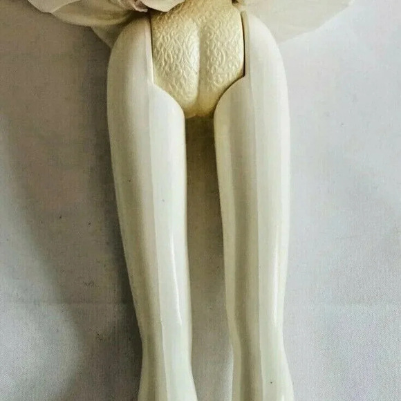 MATTEL BARBIE Blonde Hair Blue Eyes Pink White Gown Outfit 12" Tall - Picture 9 of 9